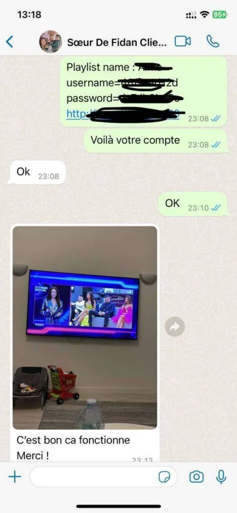WhatsApp Customer Chat Screenshot 6 for huluxtv IPTV Support